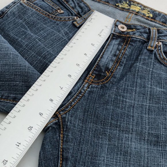 LIKE NEW US POLO ASSN BOOT JEANS 4/26x32 VINTAGE DENIM ⭐ - Picture 9 of 14